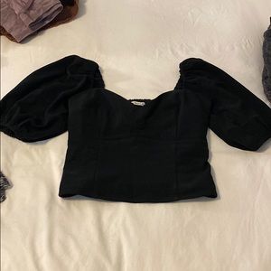 Abercrombie and Fitch black blouse